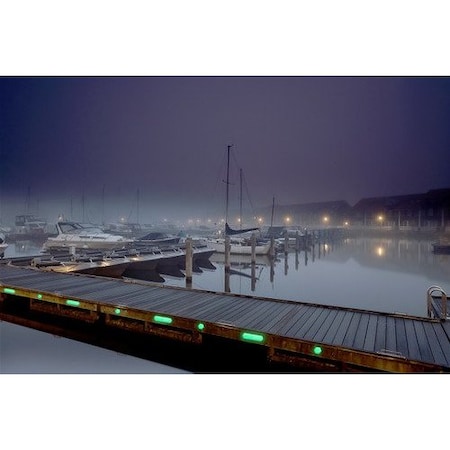Camco GLOW ON THE DOCK PIER MARKERS, ELONGATED HEX 4PK (RETAIL) 50146